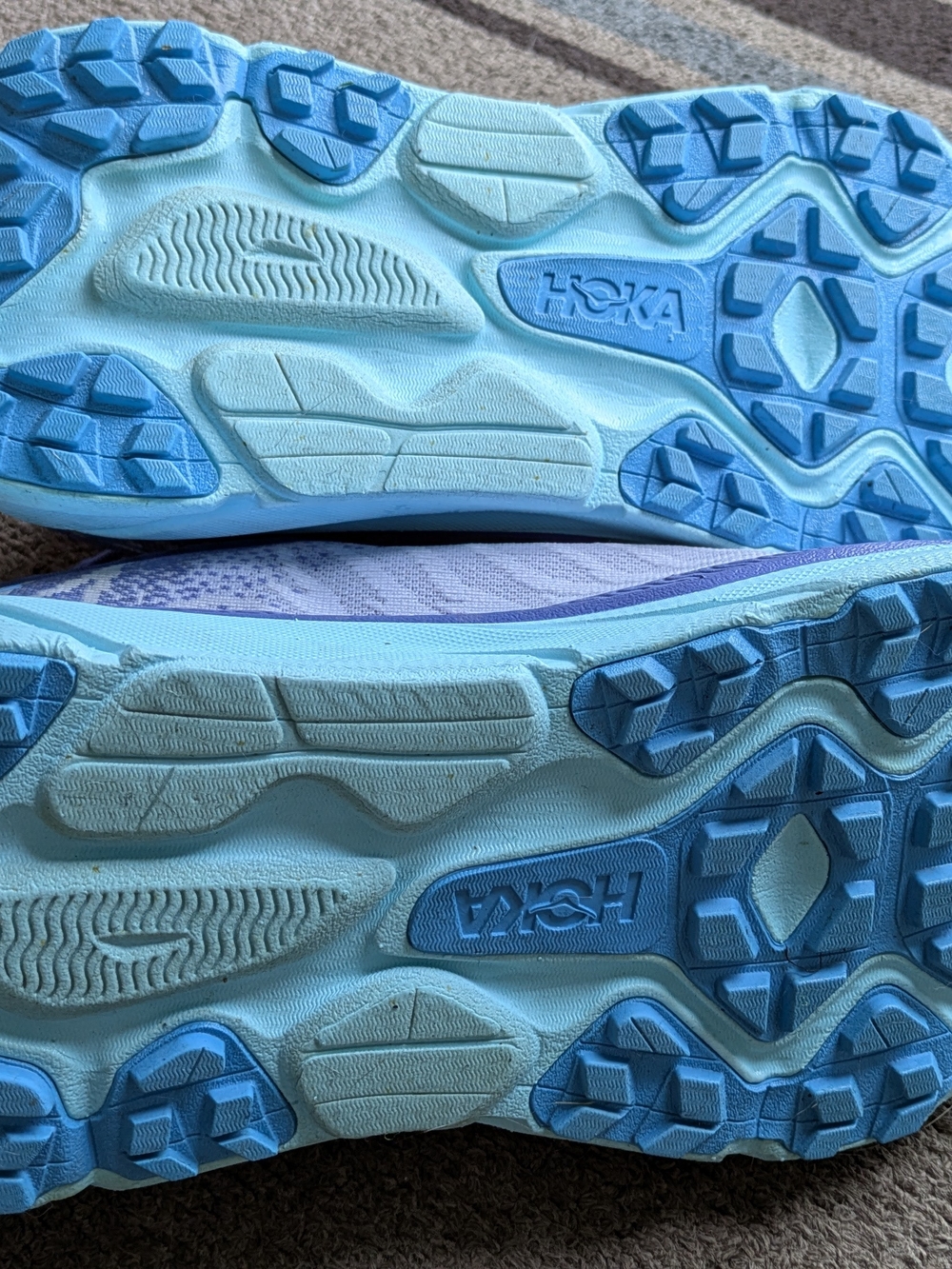 Hoka Women's Running Shoes in Light Blue and Lavender Challenger 7 Size 10.5 W - Picture 5 of 7
